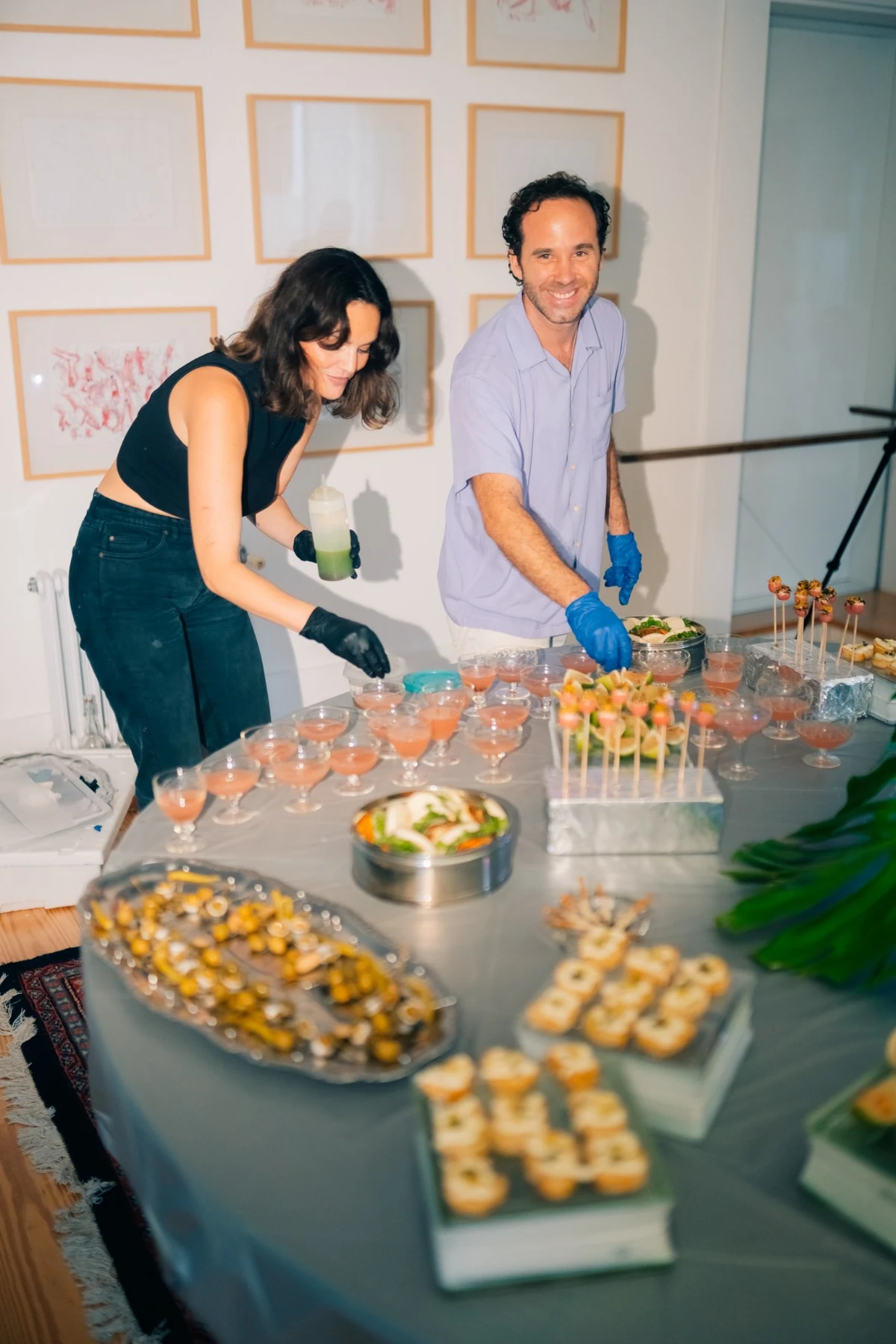 SNACKBAR CLUB team at work